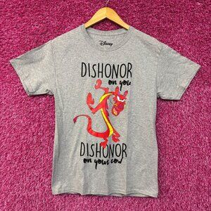 Disney Mulan Mushu Dishonor On Your Cow Disney Movie Classic T-Shirt Small